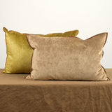 Maison De Vacances Home Pillows 16" X 24" Royal Velvet Vice Versa Cushion in Havane Havane / 16" X 24"
