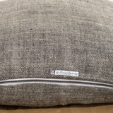 Maison De Vacances Home Pillows 26" X 26" Chinee Canvas Rustique Cushion Naturel/Noir / 26" X 26"