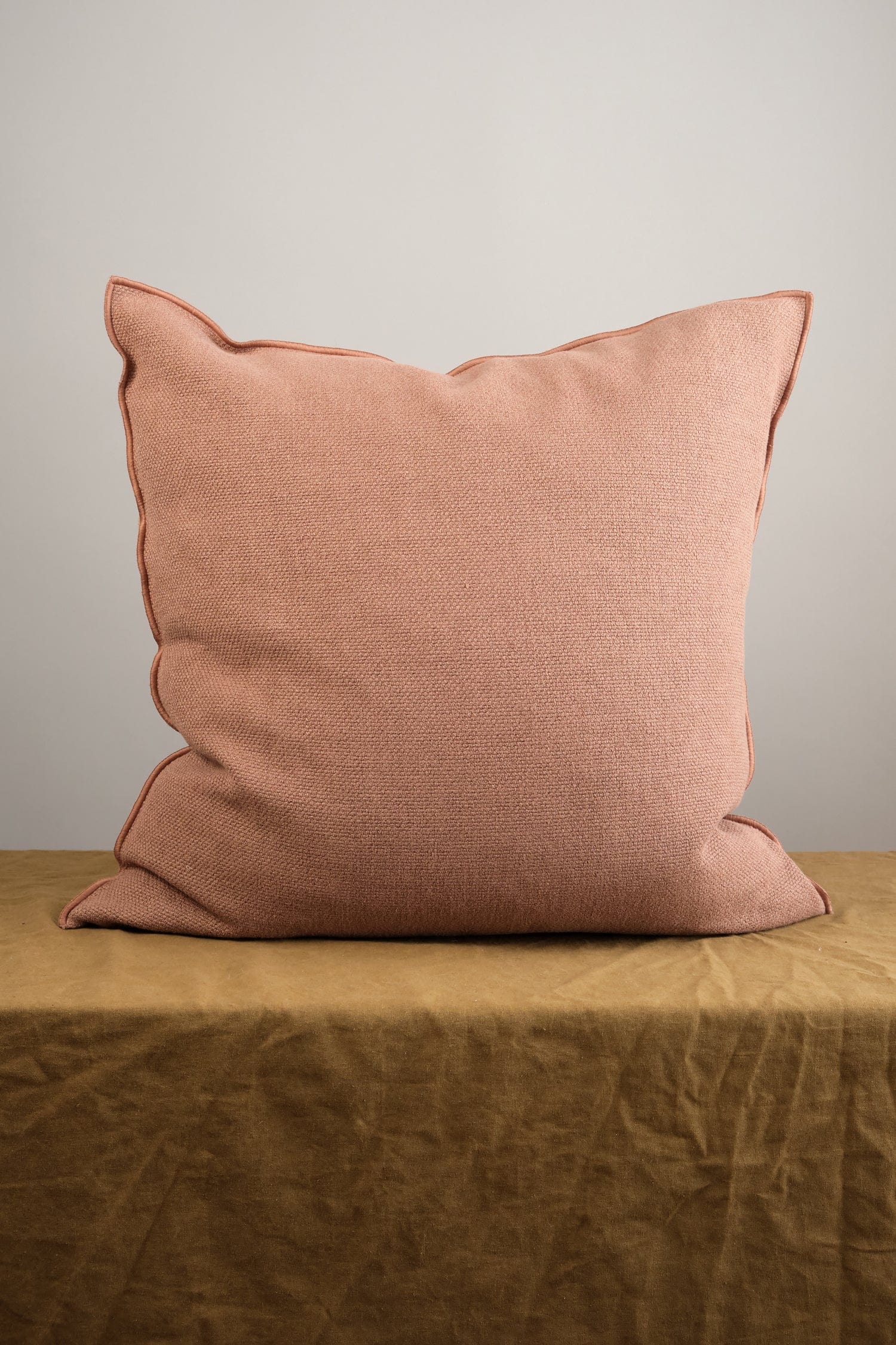 Maison De Vacances Home Pillows 26" X 26" Vice Versa Cushion in Argile Argile / 26" X 26"