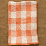 Maison De Vacances Home Kitchen Napkins Canvas Vintage Vichy Napkin Marmelade / 17" X 17"