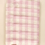 Medium Canvas Vintage Vichy Tablecloth in Rose