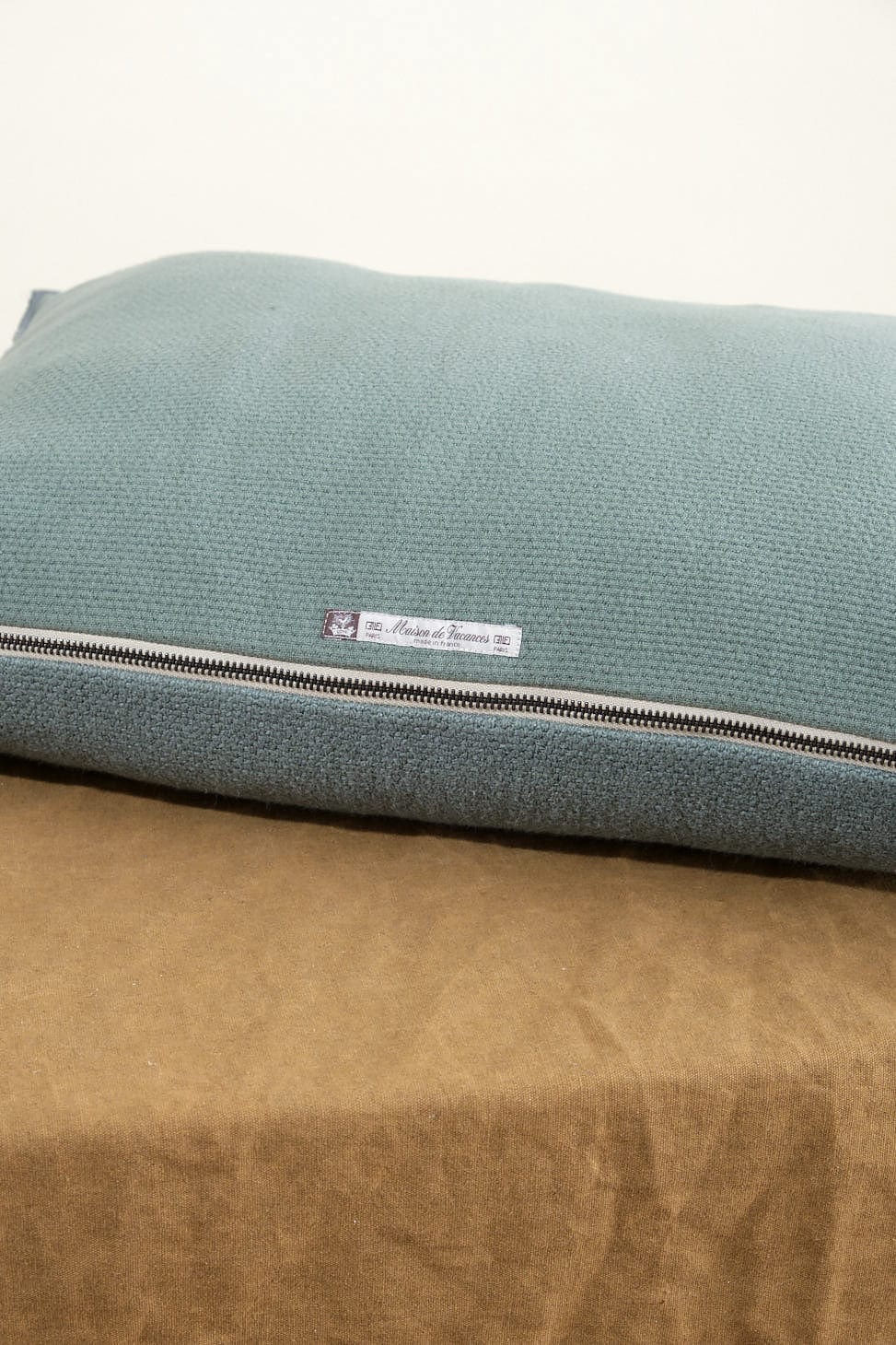 Maison De Vacances Home Pillows 16" X 24" Canvas Vice Versa Cushion in Canard Canard / 16" X 24"