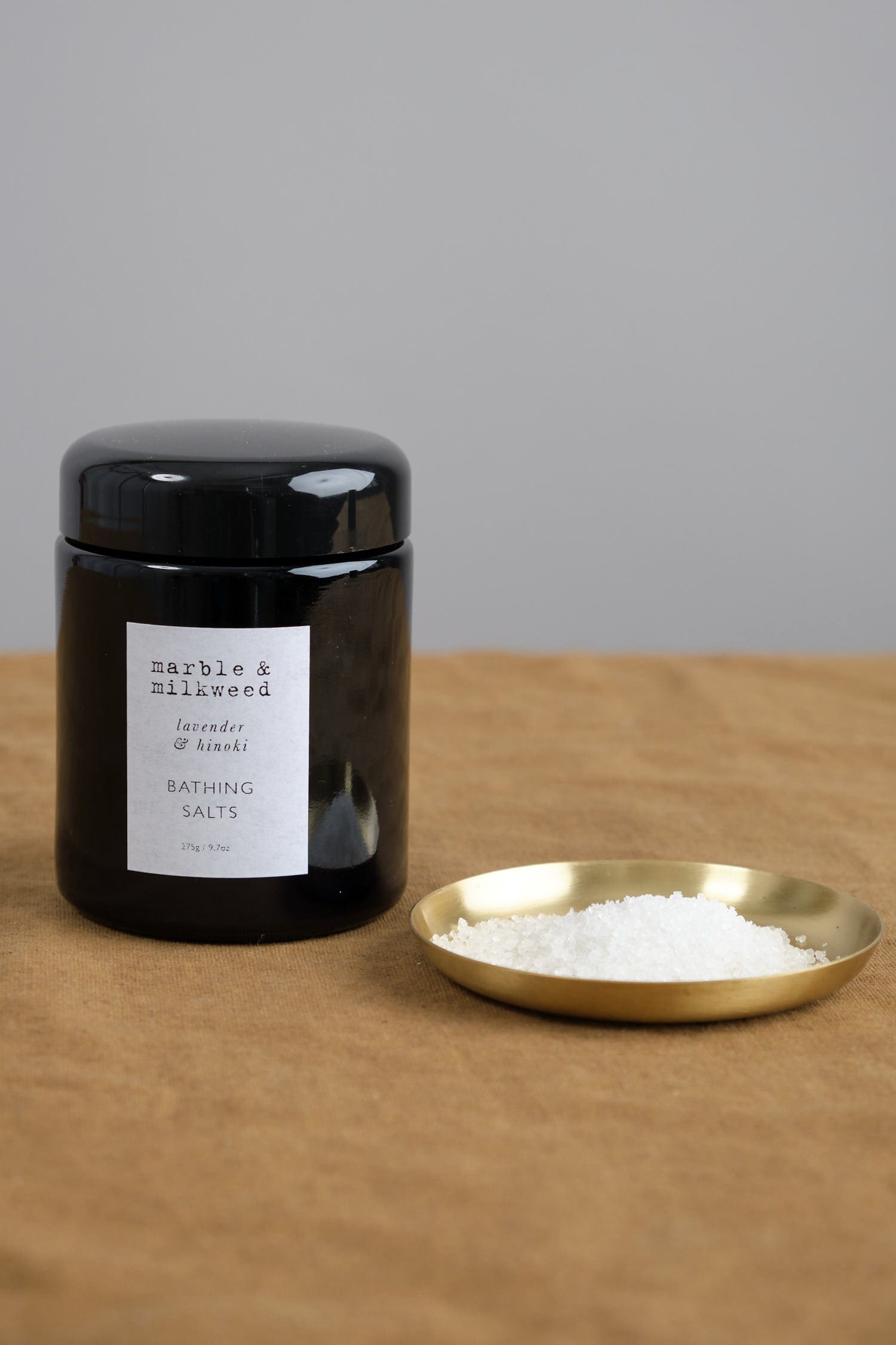 Marble and Milkweed Beauty Body Lavender and Hinoki Bathing Salts Lavender and Hinoki / 9.7 oz