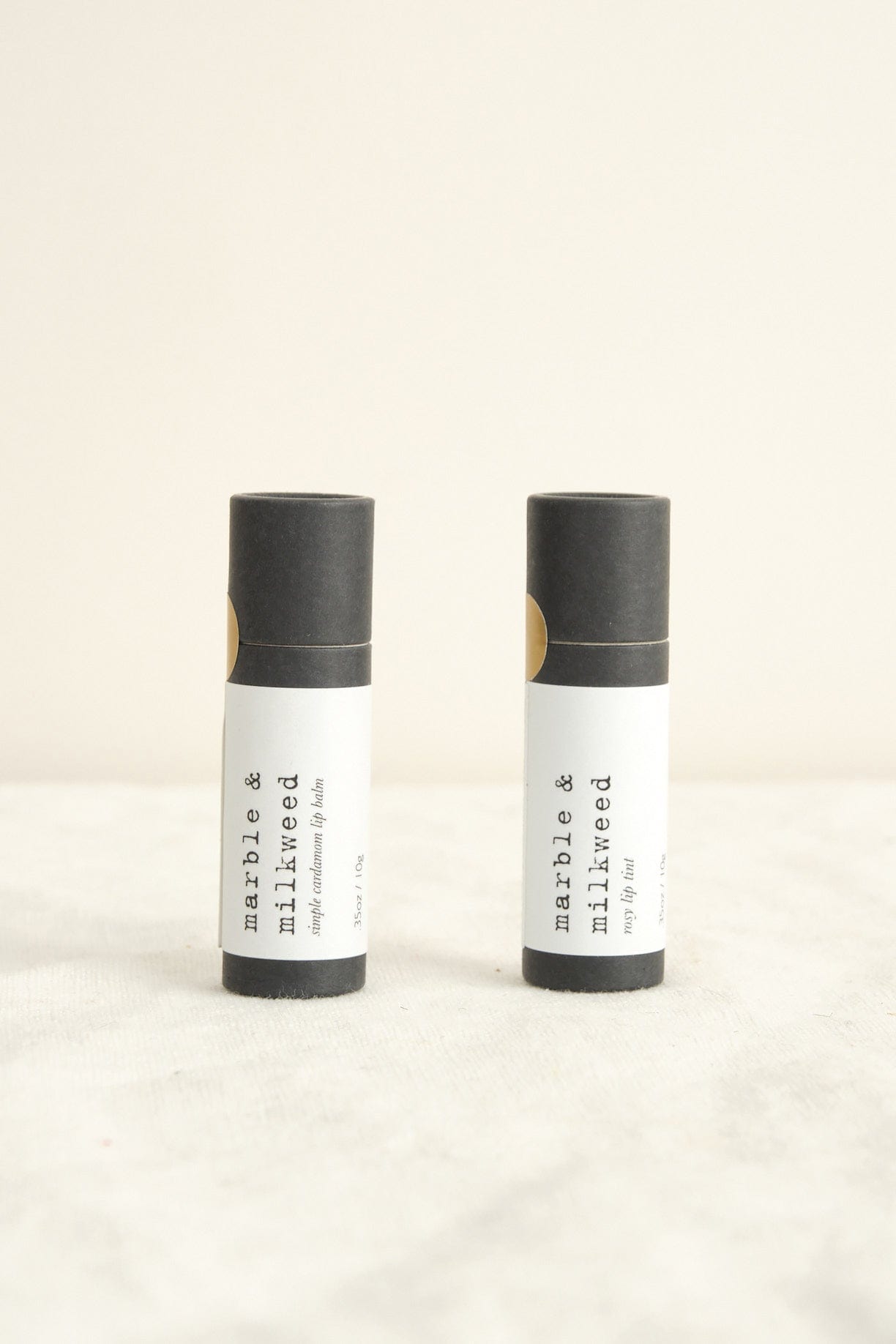 Marble and Milkweed Beauty Face Simple Cardamom Lip Balm