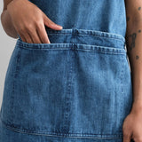 Mi Cocina Home Kitchen Aprons Indigo Denim Classic Apron Light Vintage Wash / One Size
