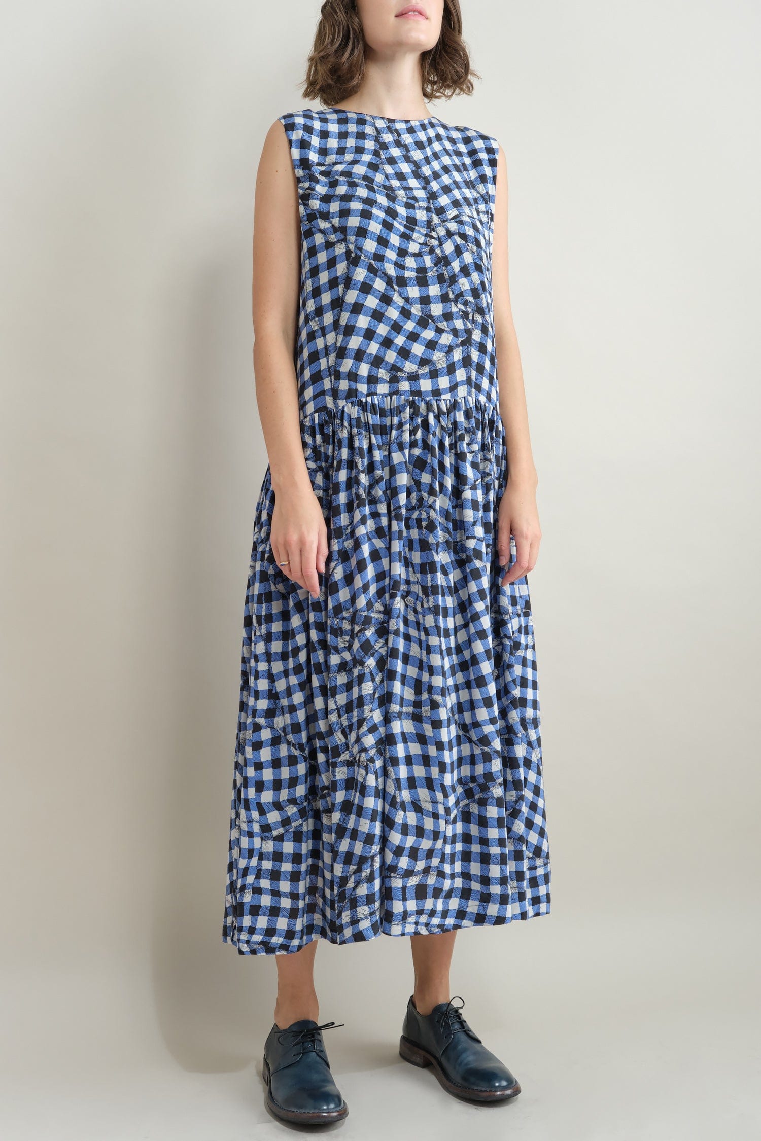 Edith Dress in Blue