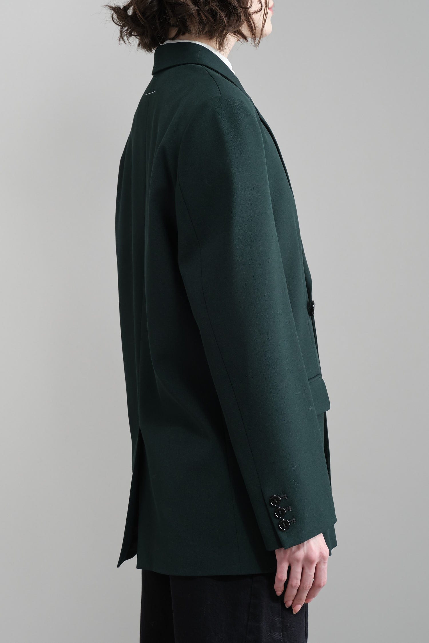 Side of Button Blazer