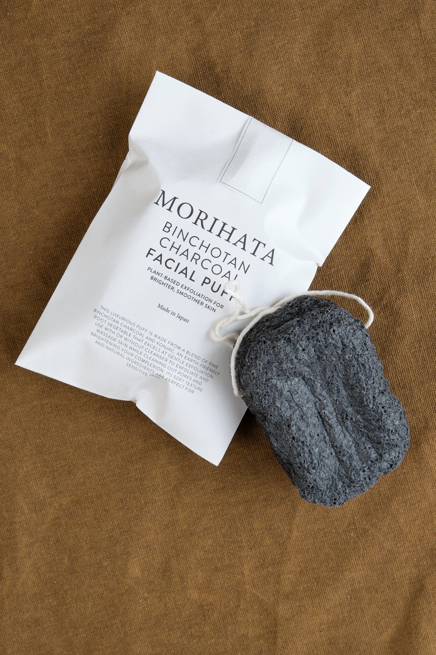 Binchotan Charcoal Beauty Face Binchotan Charcoal Facial Puff