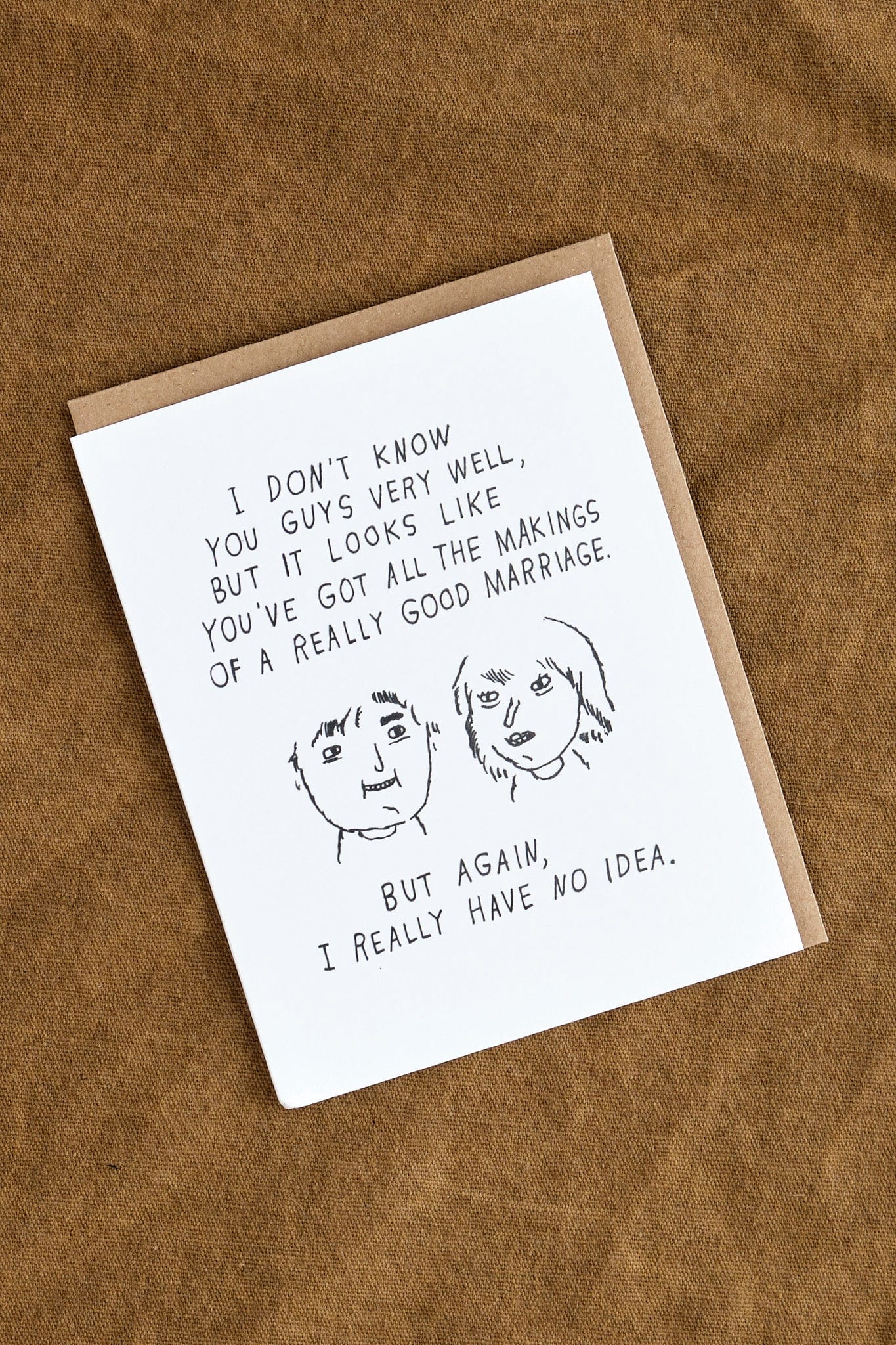 Mountain vs. Plains Marriage No Idea Card