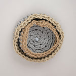 Neo Home Baskets Large Canapa Basket in Pearl Grey Pearl Grey / 17" D X 8.5" H