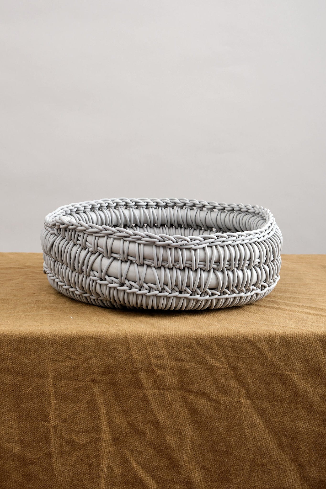 Neo Home Baskets N26 NIDO Basket Pearl Grey / 14" D X 5" H