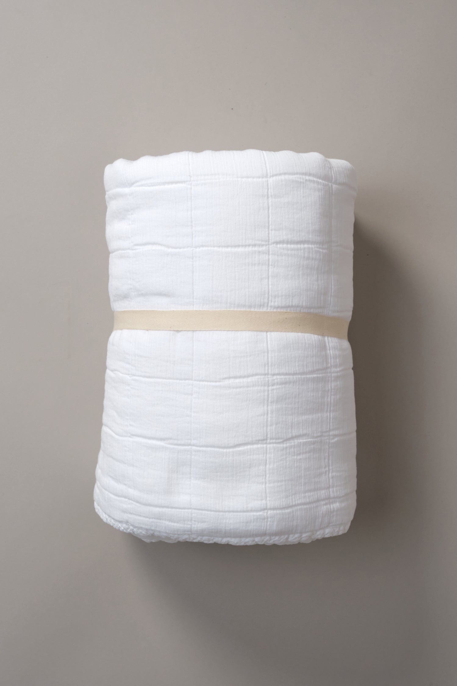 OONA Home Bedding King Plaid Bed Covers White / 91" L X 98" W