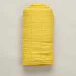 OONA Home Bedding Plaid Bed Covers Honey / 49" L X 63" W