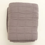 OONA Home Bedding King Plaid Bed Covers Shadow / 91" L X 98" W