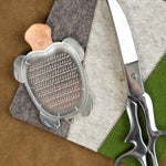 Ooya Home Kitchen Utensils Copper Turtle Grater Copper Tin Plating / 2.75" W X 4.25" L