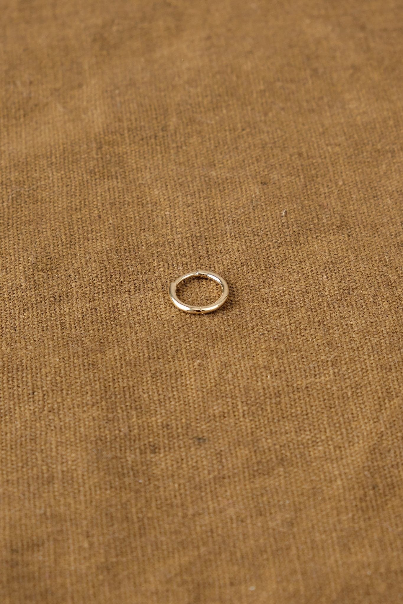 Pamela Love 8mm Plain Huggie gold