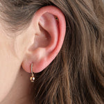 Pamela Love Jewelry Earrings Pomegranate Pave Huggie Diamond