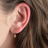 Pamela Love Jewelry Earrings Pomegranate Pave Huggie Diamond
