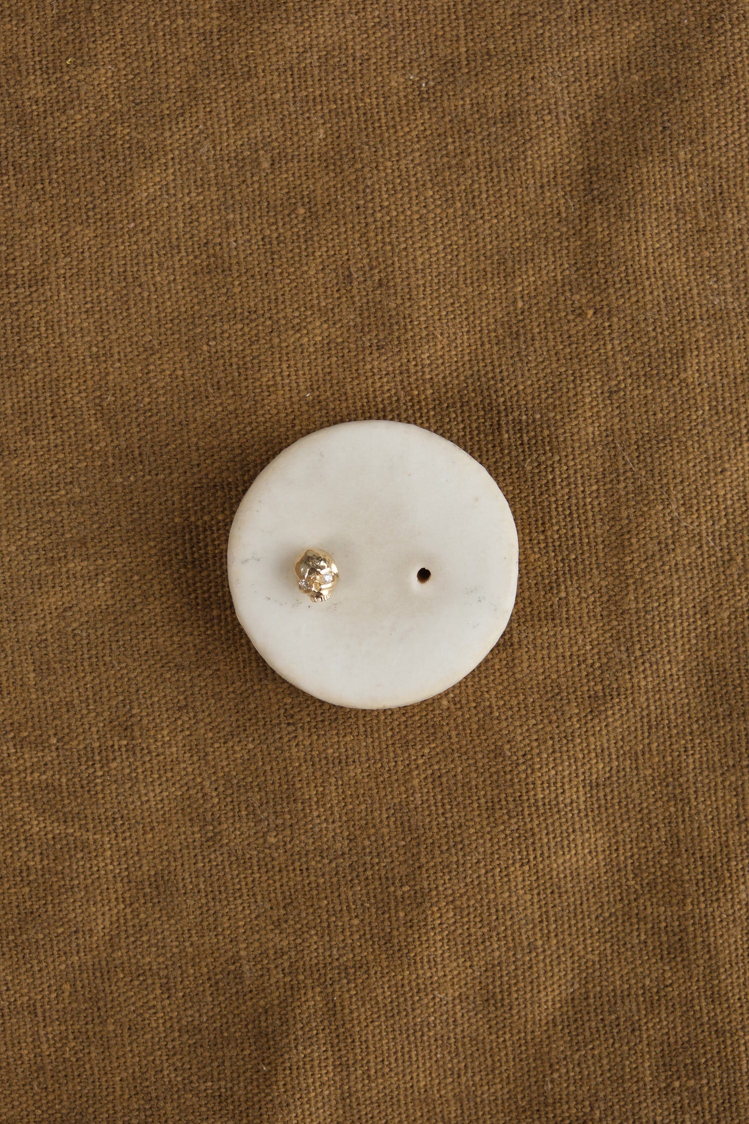 Pamela Love Jewelry Earrings Memento Mori Stud Earring Diamond