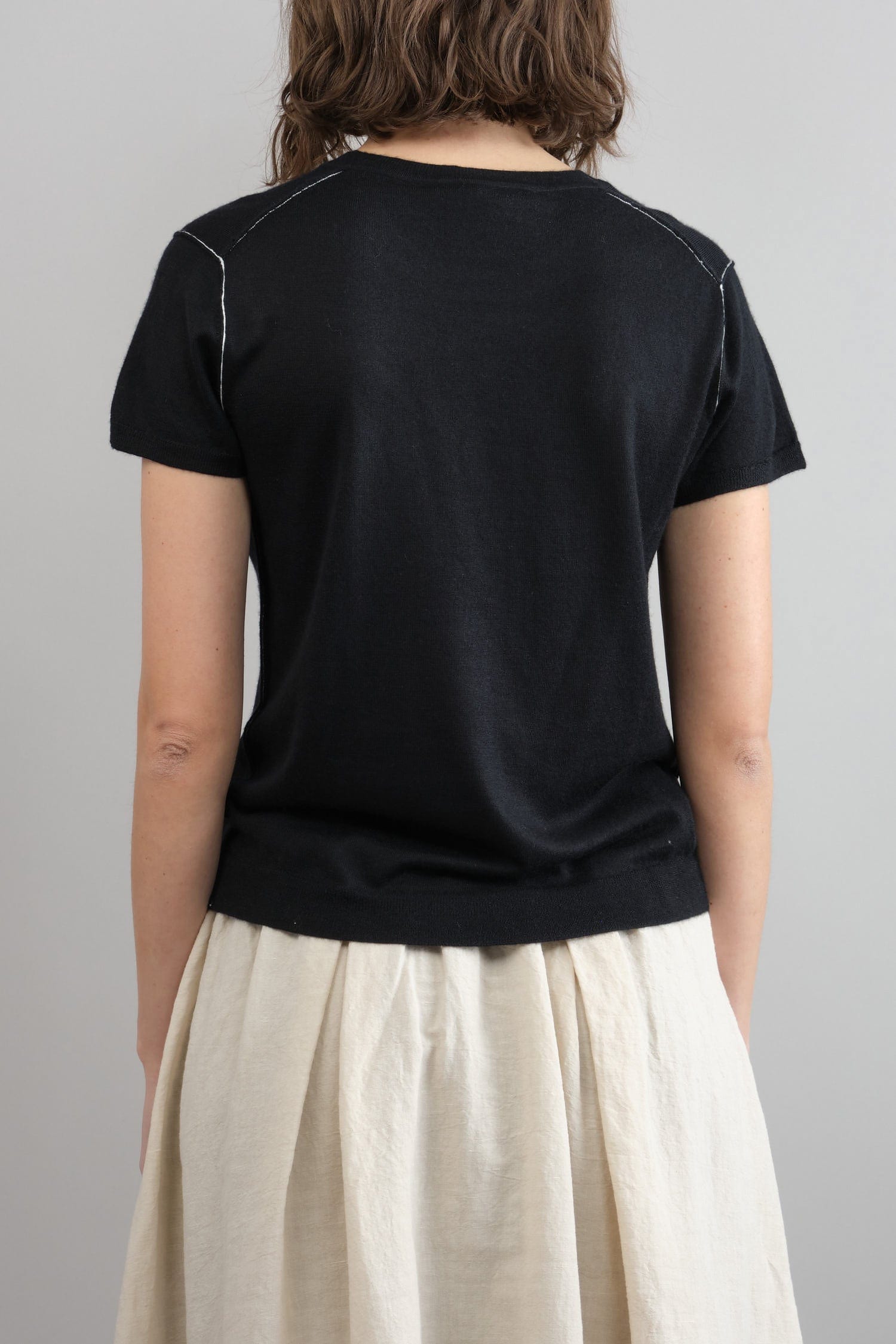 Crew Tee in Black