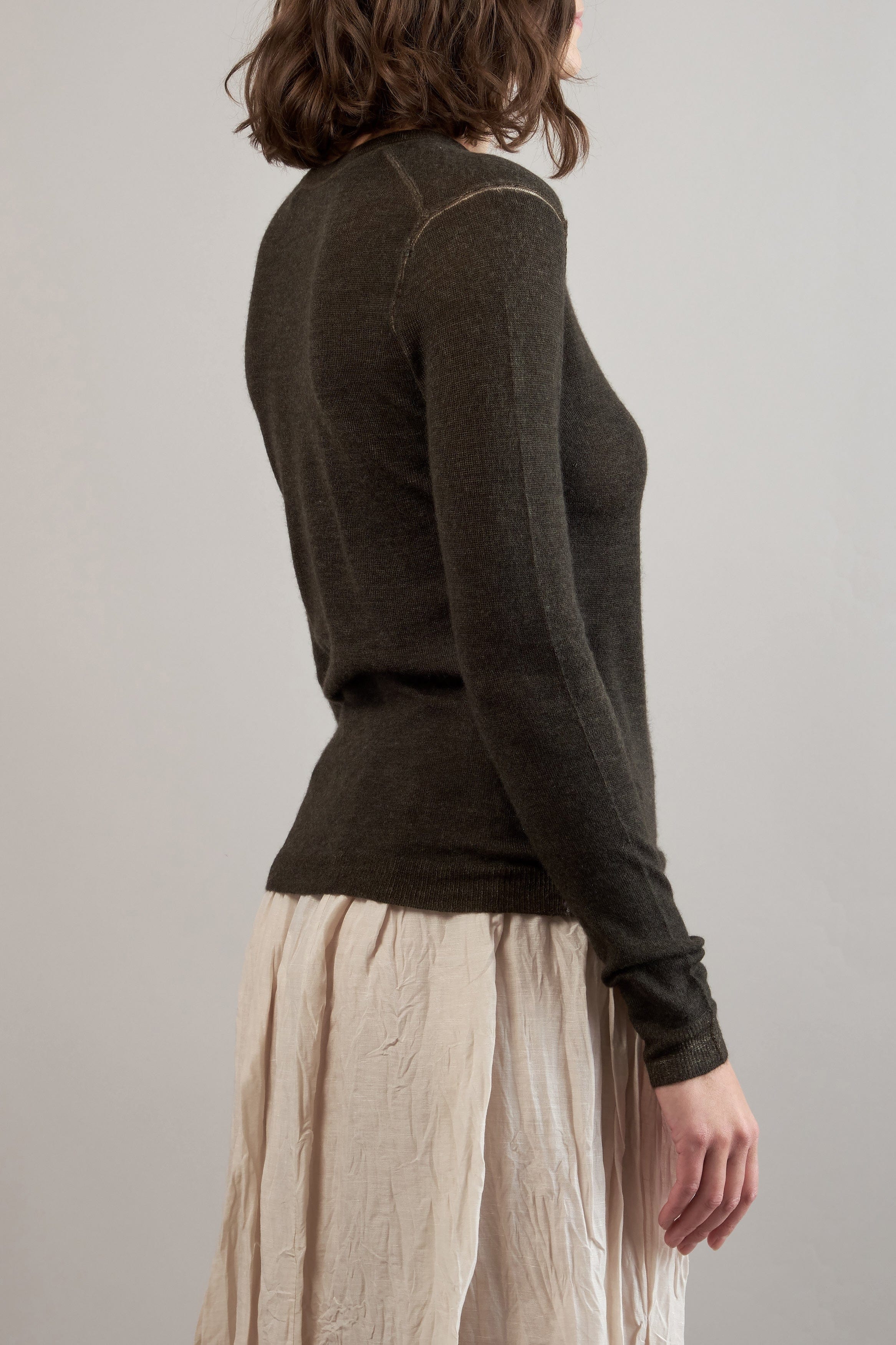 Side of Paychi Guh L/S Printed Crew