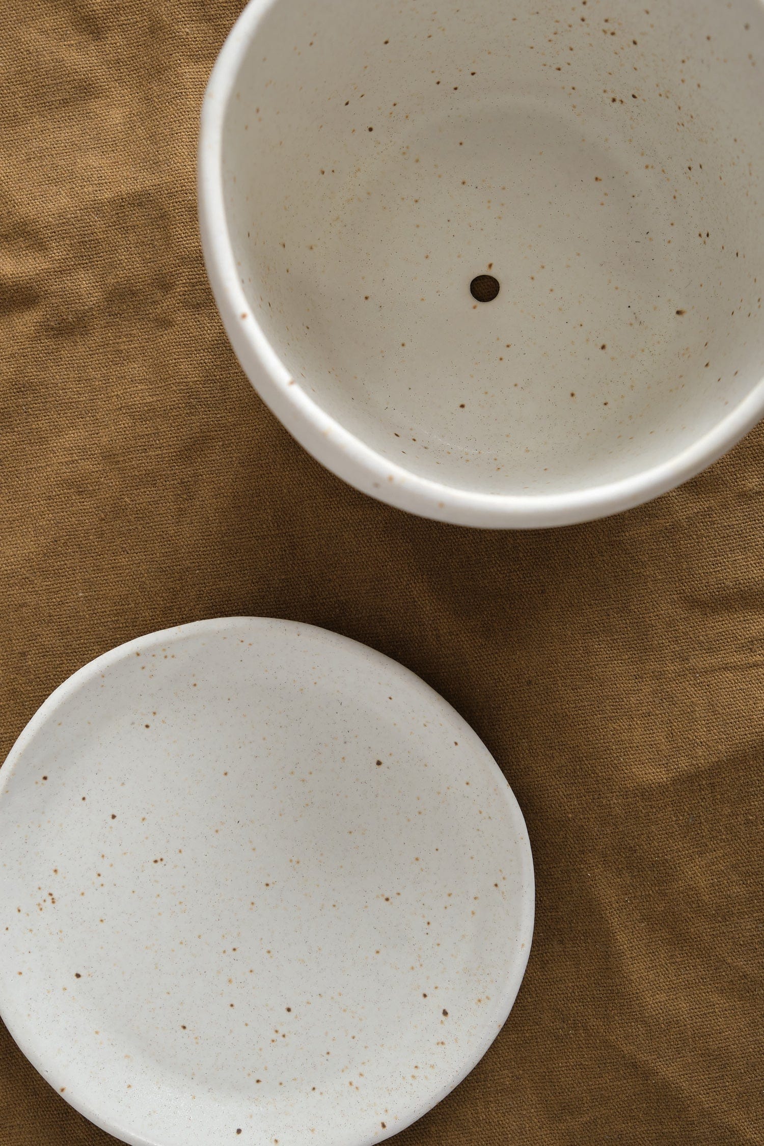Top of Face Pot Set in Oatmeal