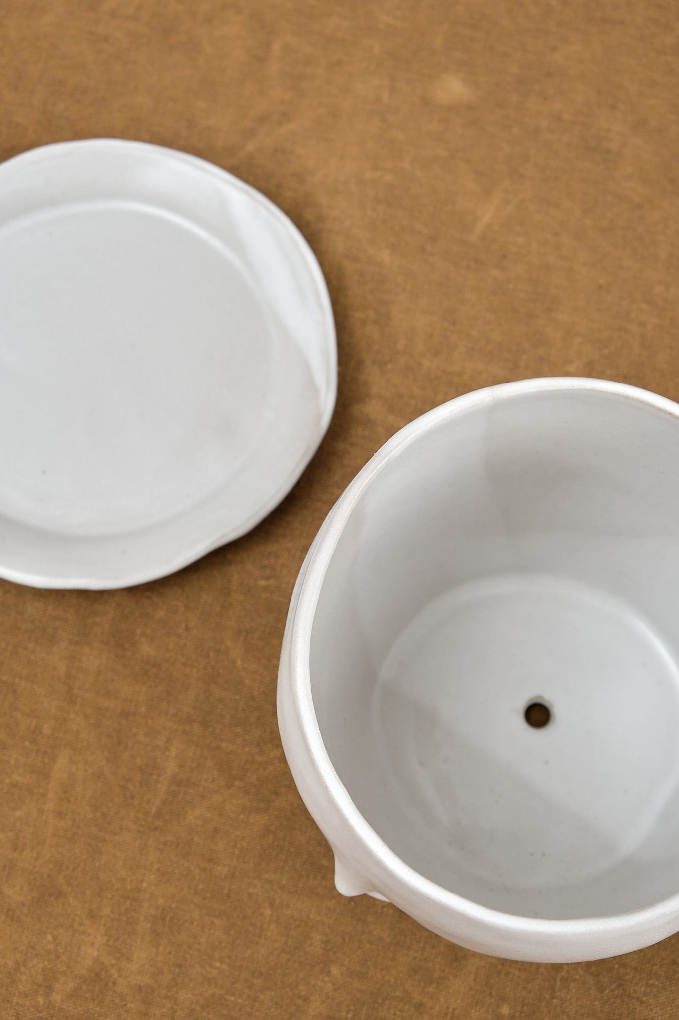 Rami Kim Studio Home Planters Face Pot Set in Matte White Matte White