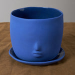 Rami Kim Studio Home Planters Face Pot Set in Intense Blue Intense Blue