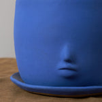 Rami Kim Studio Home Planters Face Pot Set in Intense Blue Intense Blue