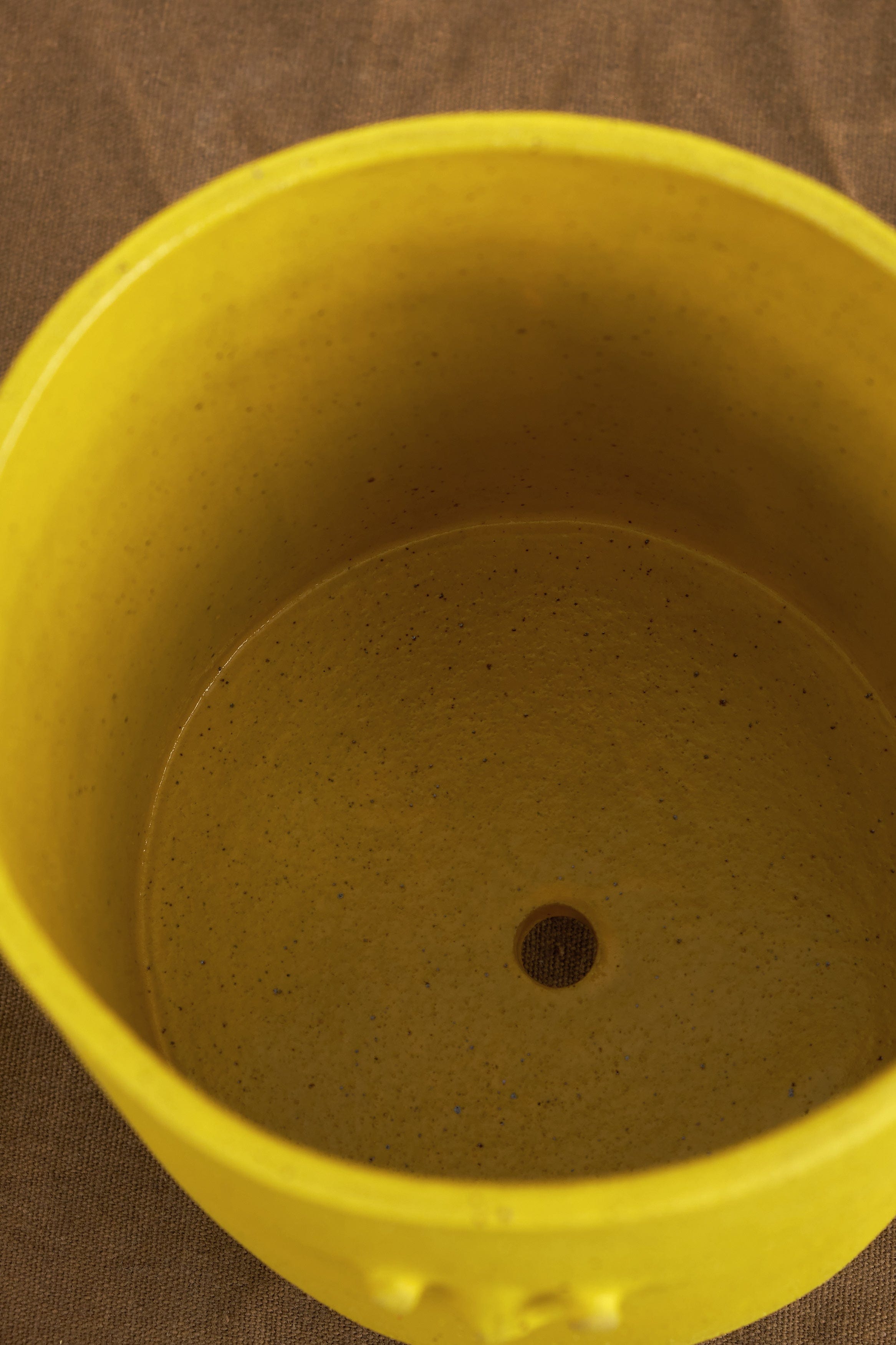 Rami Kim Studio Home Planters Tripod Mini Face Planter in Yellow Intense Yellow