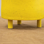 Rami Kim Studio Home Planters Tripod Mini Face Planter in Yellow Intense Yellow