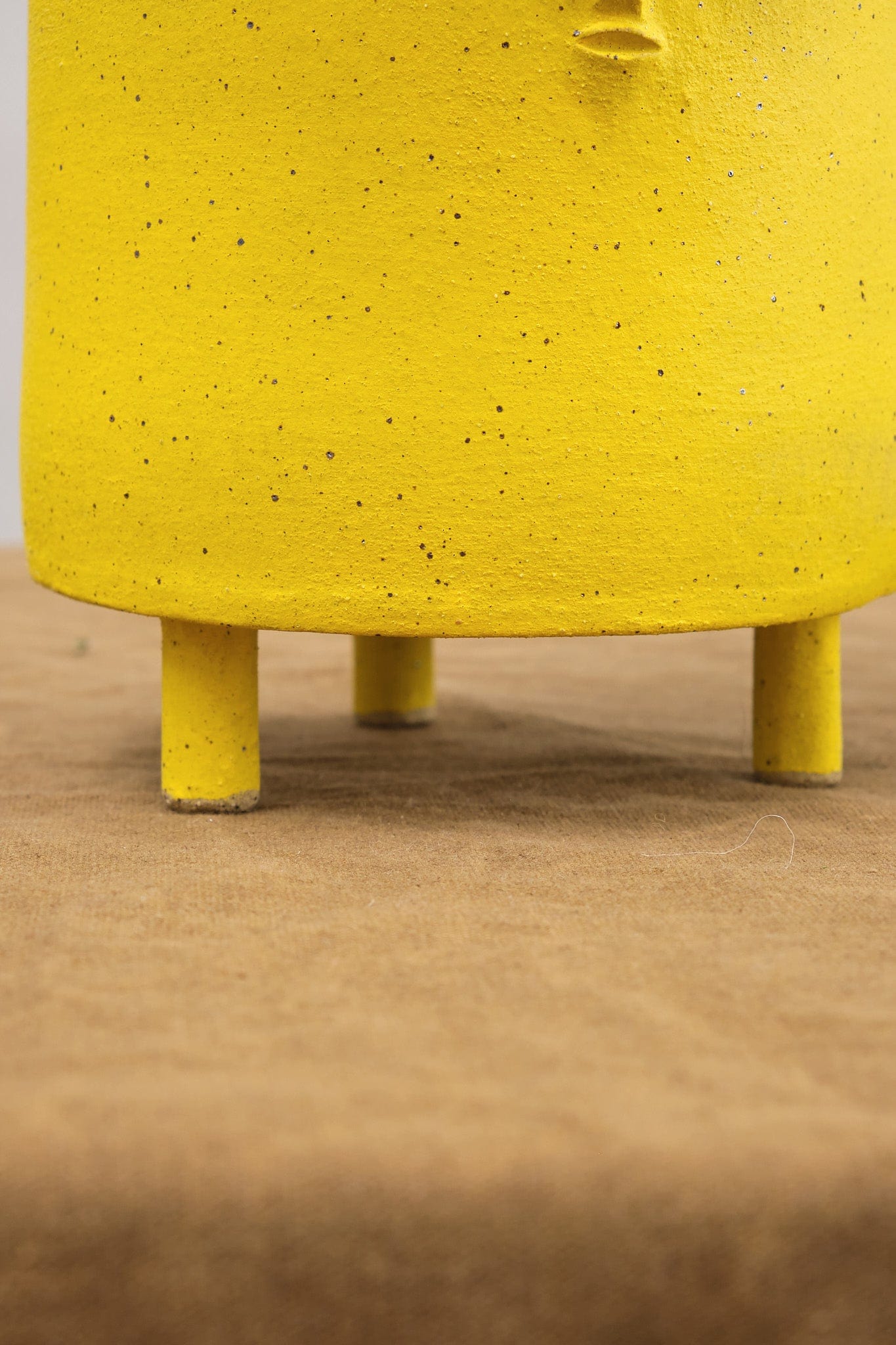 Rami Kim Studio Home Planters Tripod Mini Face Planter in Yellow Intense Yellow