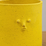 Rami Kim Studio Home Planters Tripod Mini Face Planter in Yellow Intense Yellow