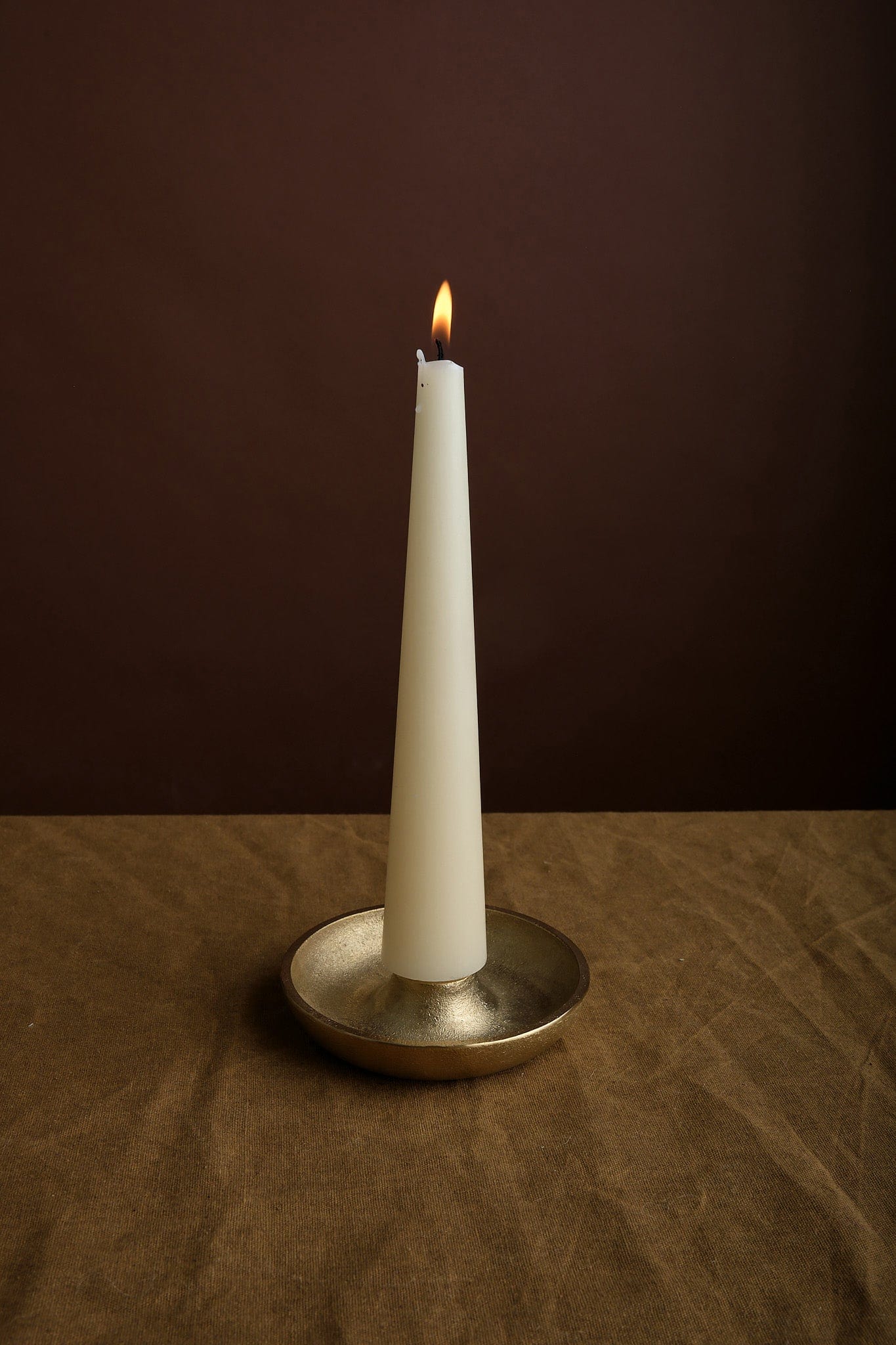 S/N Home Candle Holders Brass Candle Stand Brass / 5" D