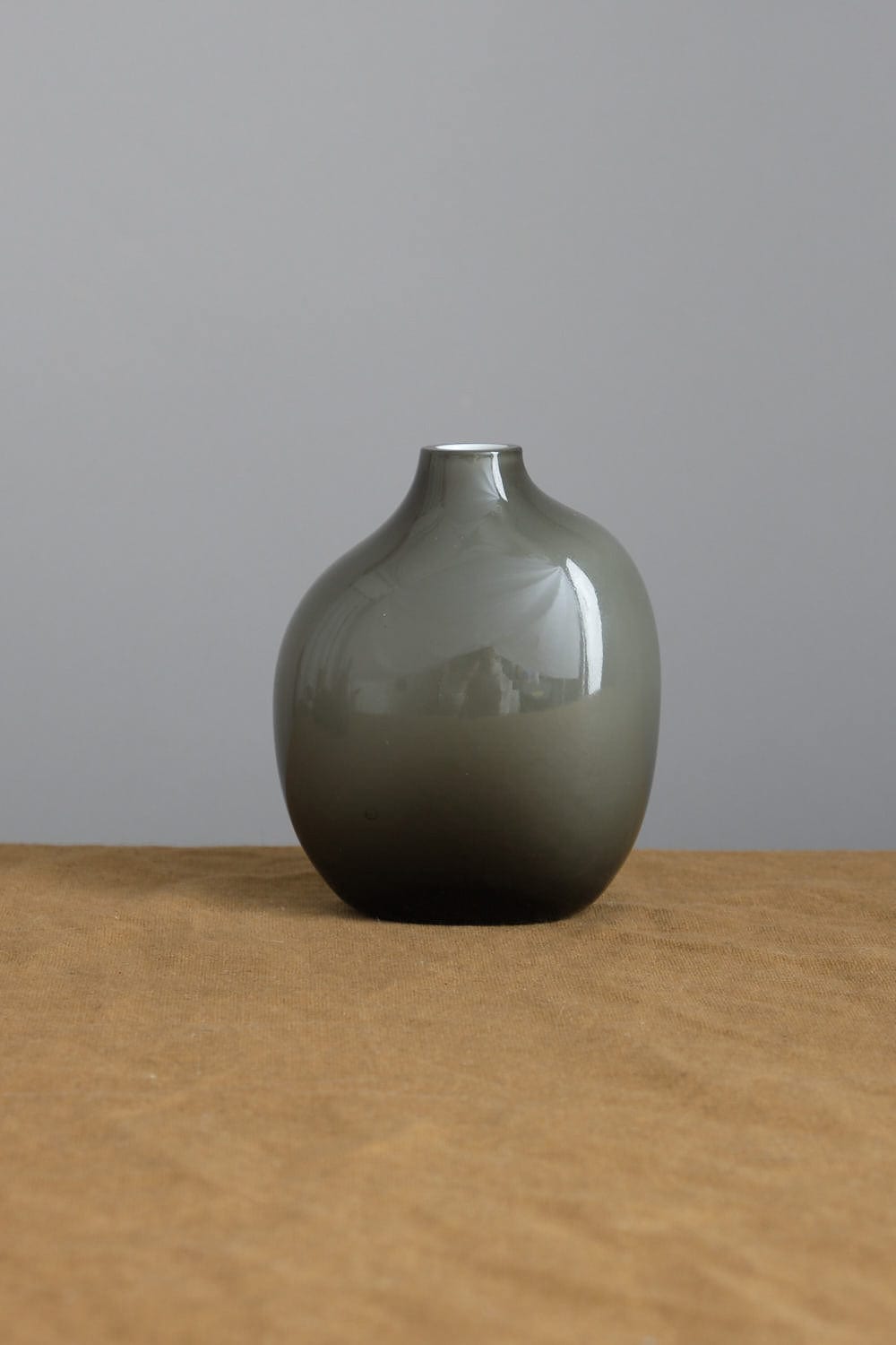 Kinto Home Kitchen Vases Sacco Vase Glass 02 Gray