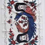 SAVED New York Home Throws Shahmaran Throw White Multi / 51" X 71"
