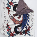 SAVED New York Home Throws Shahmaran Throw White Multi / 51" X 71"