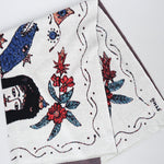 SAVED New York Home Throws Shahmaran Throw White Multi / 51" X 71"