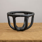 Virginia Sin Home Kitchen Containers Moth Fruit Bowl Matte Black / 8.5" D X 6" H