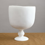 Tina Frey Designs Home Kitchen Serving Pedestal Champagne Bucket White / 10" D X 13" H