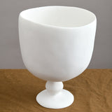 Tina Frey Designs Home Kitchen Serving Pedestal Champagne Bucket White / 10" D X 13" H