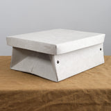 Uashmama Home Baskets Large Plus Easy Storage Box Grey / 11.5" L X 15.5" W X 6" H