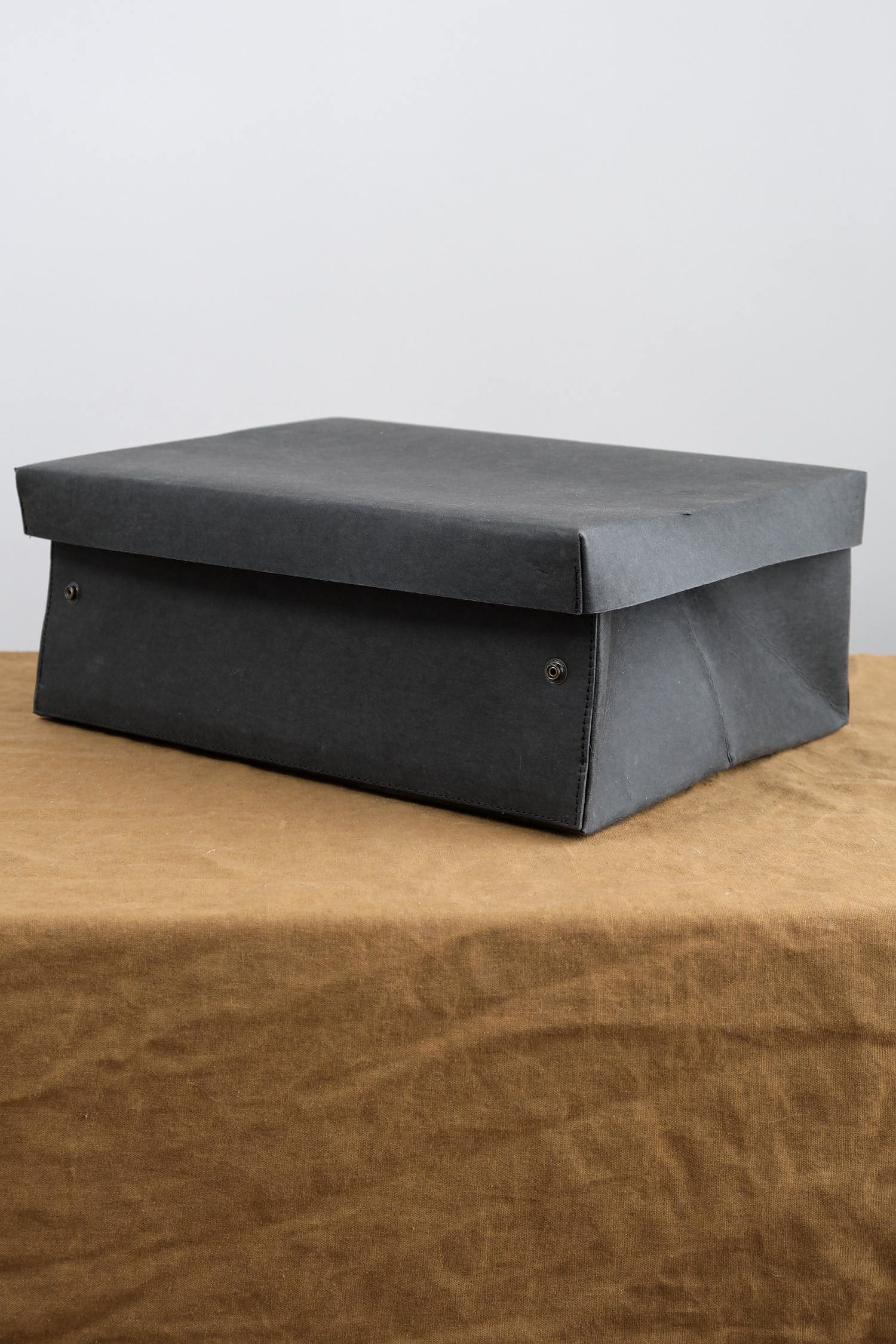 Uashmama Home Baskets Large Plus Easy Storage Box Black / 11.5" L X 15.5" W X 6" H