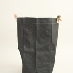 Uashmama Home Baskets Laundry Bag in Black Black / 12" L X 10" W X 23" H