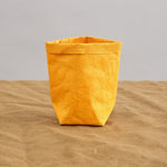 Uashmama Home Bath Organization XSmall Paper Bag Senape / 3" L X 3" W X 6" H