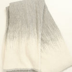 Uniq'uity Home Throws Vasarely Throw in White and Grey White and Grey / 78" L X 58" W