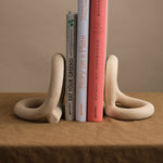 Virginia Sin Home Objects Bacchus Bookends Sand / 7"L X 4.5"W X 6.5"H