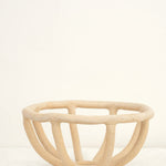 Virginia Sin Home Kitchen Containers Medium Prong Fruit Bowl Sand / 10" D X 4.75" H