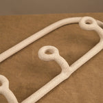 Virginia Sin Home Hooks Trio Coat Rack in Speckled Speckled / 20" L X 6.5" W X 2" H
