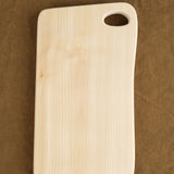 Woodpecker Home Kitchen Cutting Boards Medium Ginkgo Chopping Board with Hole Gingko Wood / 13" W X 7" L X 1" H
